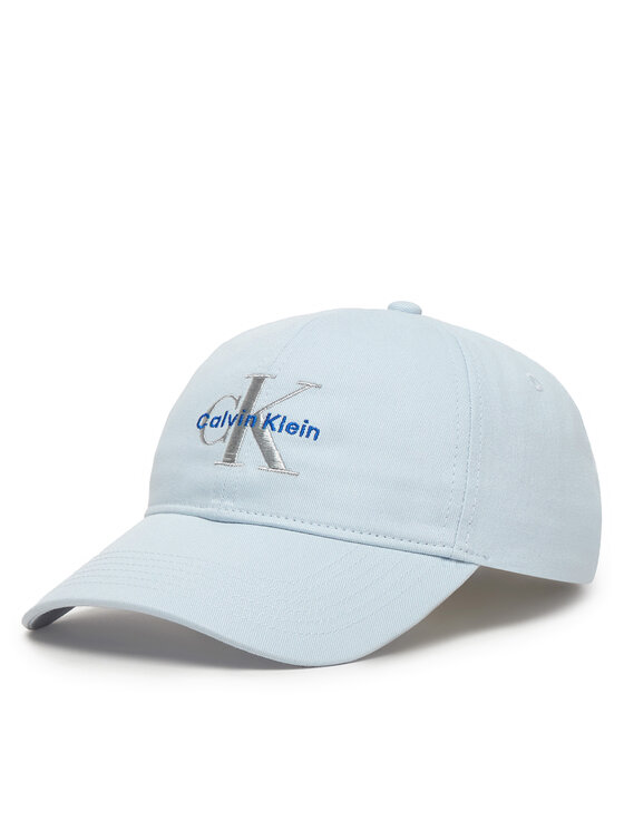 Calvin Klein Calvin Klein Kepurė su snapeliu Monologo Embroidery Baseball Hat LV04K5026G Žydra