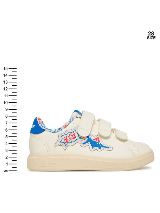 adidas adidas Sneakersy Advantage 2.0 Dino Shoes Kids JP6162 Krémová