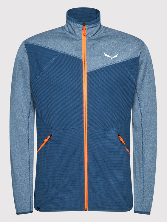 Salewa Salewa Fleecová mikina Puez Hybrid 27388 Tmavomodrá Athletic Fit