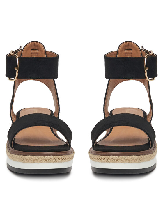 DeeZee DeeZee Espadrilles WS091-01 Schwarz