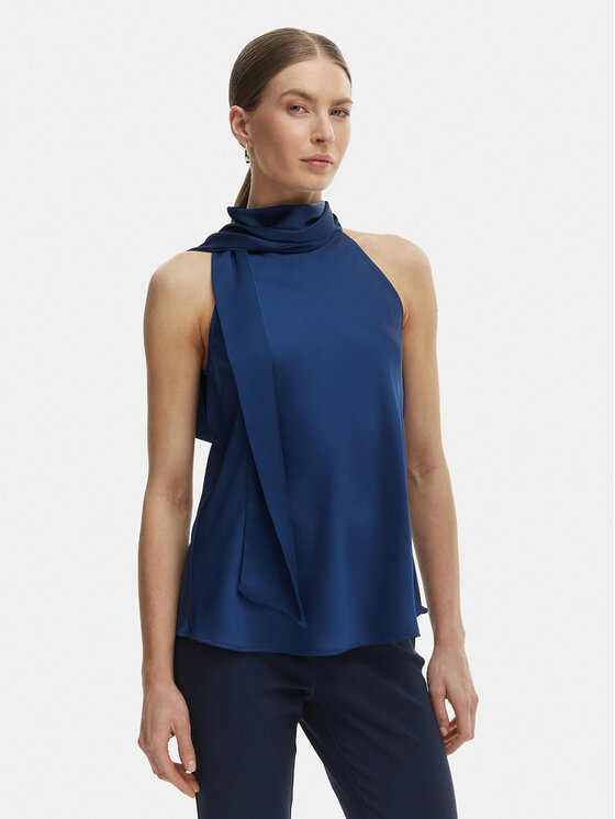 Rinascimento Rinascimento Bluză CFC0127770003 Albastru Regular Fit