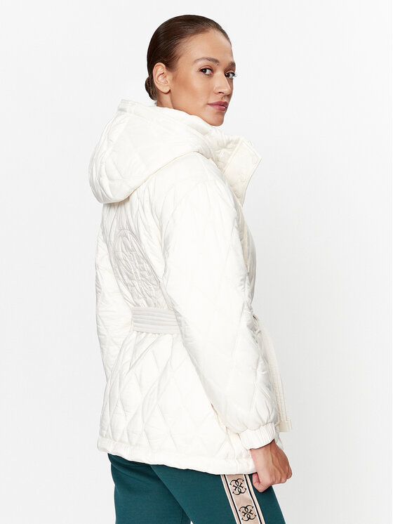 Guess Guess Зимно палто V3BL02 WFS82 Екрю Regular Fit