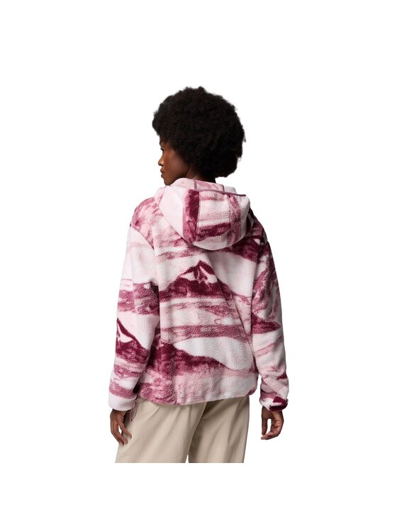 Columbia Columbia Polar Helvetia II Printed Fleece Hoodie 2098481551 Różowy Regular Fit