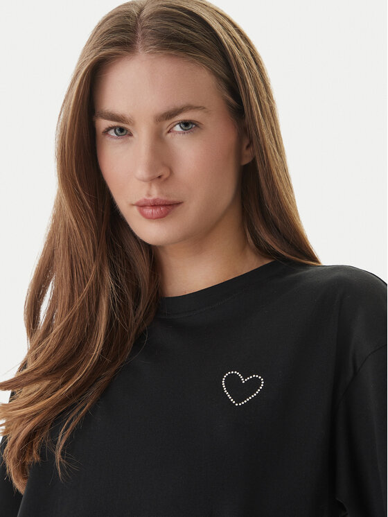 ONLY ONLY T-Shirt Rhine 15368901 Czarny Boxy Fit