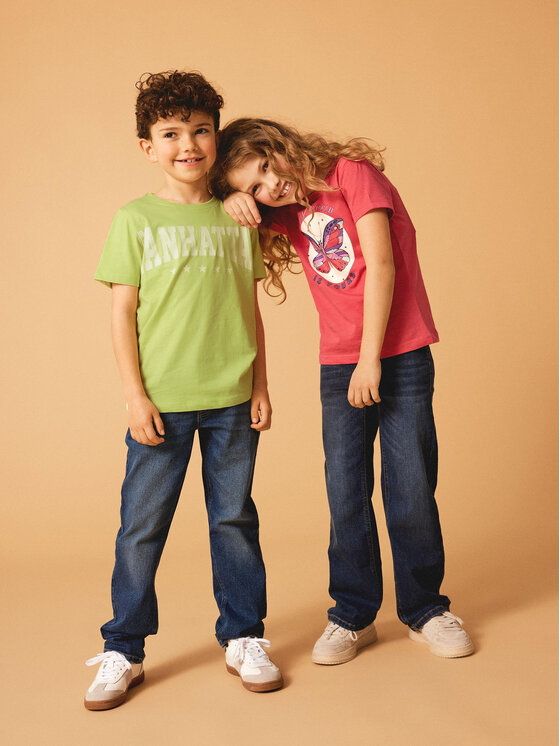 NAME IT NAME IT Majica Berte 13226107 Zelena Regular Fit