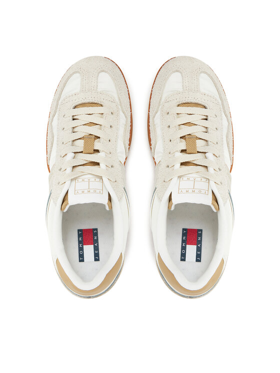 Tommy Jeans Tommy Jeans Laisvalaikio batai The Greenwich Mix Media EN0EN02730 Smėlio