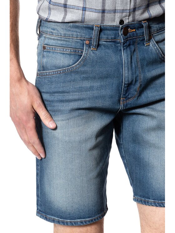 Wrangler Wrangler Pantaloncini di jeans REGULAR SHORTS Blu Regular Fit