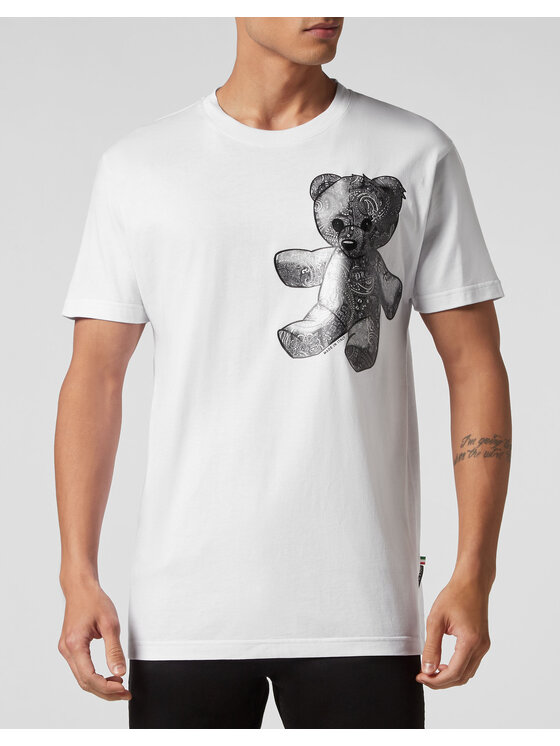 PHILIPP PLEIN PHILIPP PLEIN Tričko 3809 Biela Regular Fit