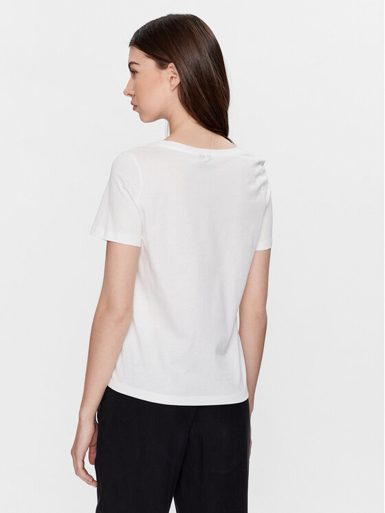 Vero Moda Vero Moda T-Shirt Pamala 10284321 Biały Regular Fit