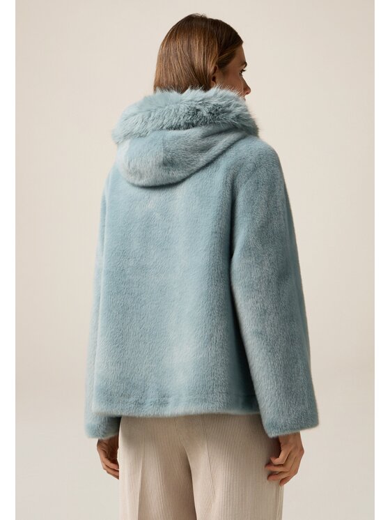 Oltre Oltre Cappotto invernale 0079J000122N004 Turchese Baggy Fit