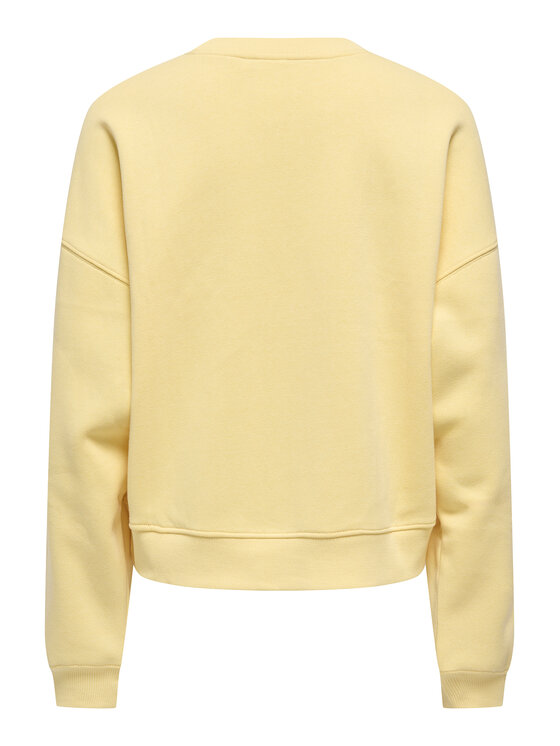 ONLY ONLY Felpa Best 15338727 Giallo Regular Fit