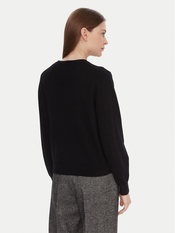 United Colors Of Benetton United Colors Of Benetton Πουλόβερ 1002D10BG Μαύρο Relaxed Fit