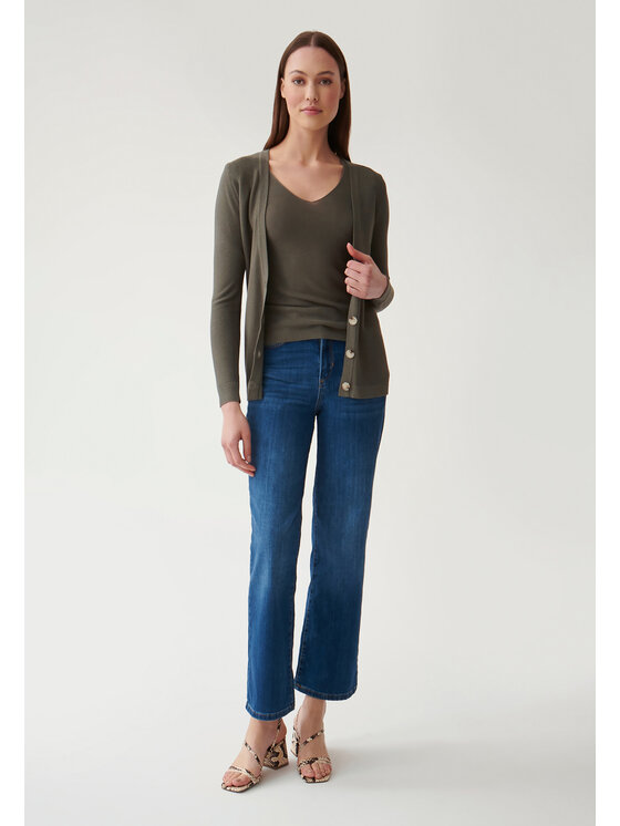 TATUUM TATUUM Sweter PIMIKO Khaki Classic Fit