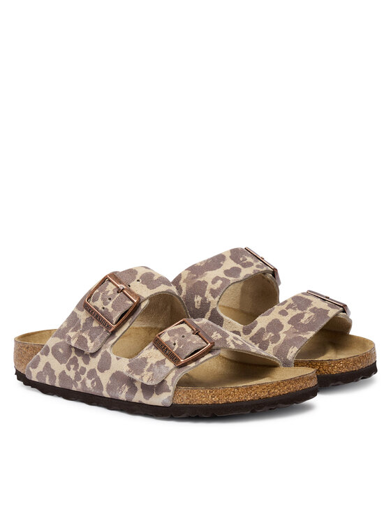 Birkenstock Birkenstock Klapki Arizona Print 1033330 Brązowy jasny