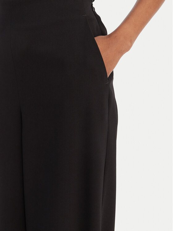 Marella Marella Pantaloni palazzo Campo 2613131043 Negru Wide Leg