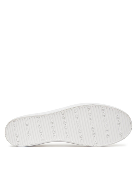 Tommy Hilfiger Tommy Hilfiger Tenisówki Vulc Canvas Slip-On Sneaker FW0FW08645 Biały