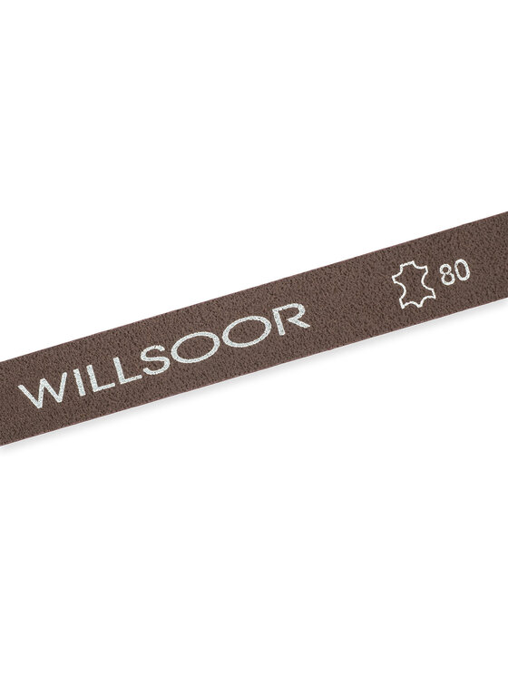 Willsoor Willsoor Pasek Damski 15316 Bordowy