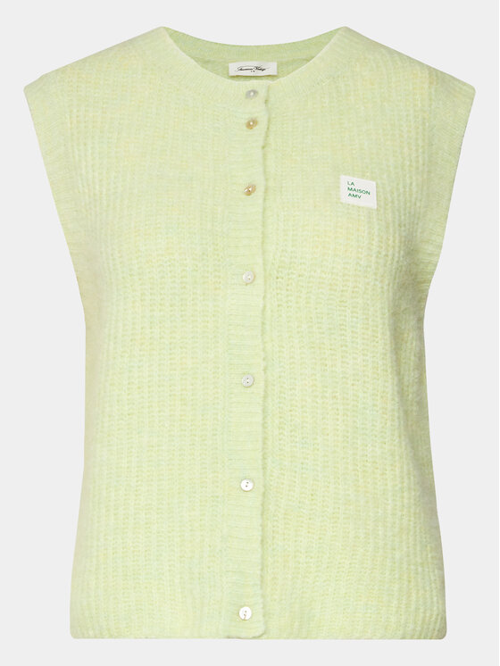 American Vintage American Vintage Cardigan East EAST19ME24 Verde Regular Fit