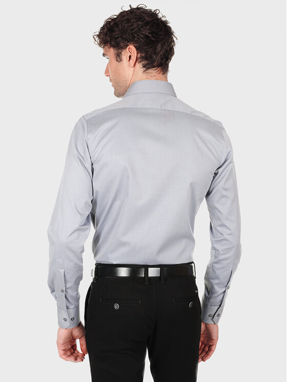 Evenemen Evenemen Koszula PLAIN SAP Szary Slim Fit