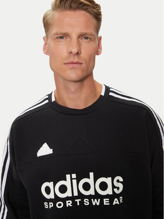 adidas adidas Μπλούζα House of Tiro IW0172 Μαύρο Regular Fit