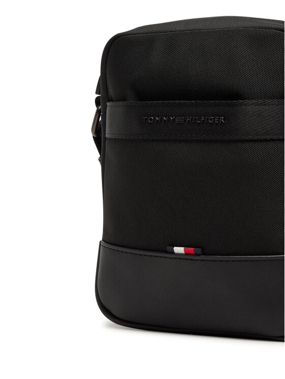 Tommy Hilfiger Tommy Hilfiger Crossover torbica Th Nylon Travel Mini Reporter AM0AM13472 Crna