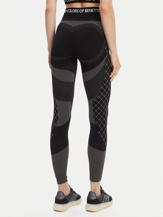United Colors Of Benetton United Colors Of Benetton Legginsy 3SW63F04I Czarny Slim Fit
