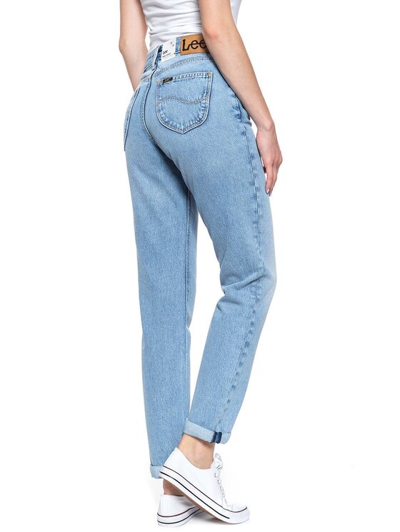Lee Lee Jeans MOM STRAIGHT Blu Regular Fit