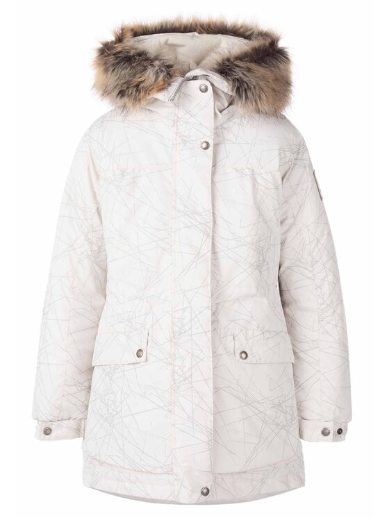 Lenne Lenne Kurtka anorak 22361-1017 Biały Basic Fit