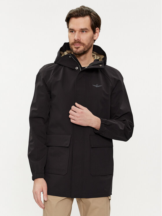 Aeronautica Militare Aeronautica Militare Μπουφάν μεταβατικό 241AB2140CT3245 Μαύρο Regular Fit