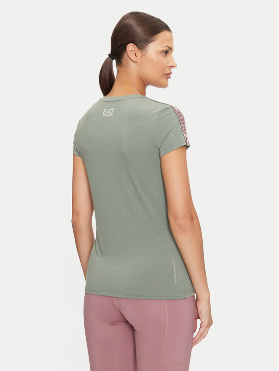 EA7 Emporio Armani EA7 Emporio Armani T-krekls 6DTT03 TJKUZ 1898 Zaļš Regular Fit