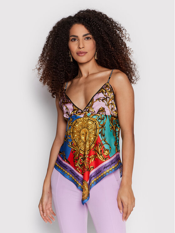 Versace Jeans Couture Versace Jeans Couture Top Garland Sun Baby Doll 72HAM230 Farebná Regular Fit