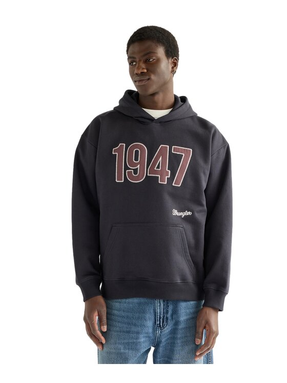 Wrangler Wrangler Bluza 112387048 Czarny Regular Fit