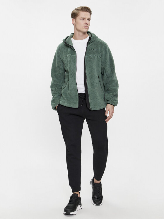 Kappa Kappa Felpa di pile 321H7YW Verde Regular Fit