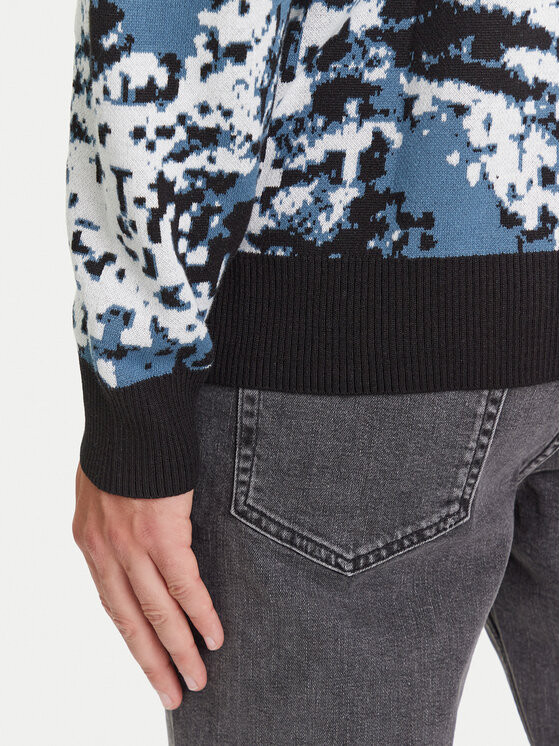 Karl Lagerfeld Jeans Karl Lagerfeld Jeans Sweter A3M18004 Kolorowy Regular Fit