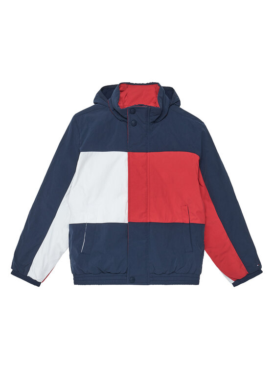 Tommy Hilfiger Tommy Hilfiger Prechodná bunda KS0KS00704 Tmavomodrá Regular Fit