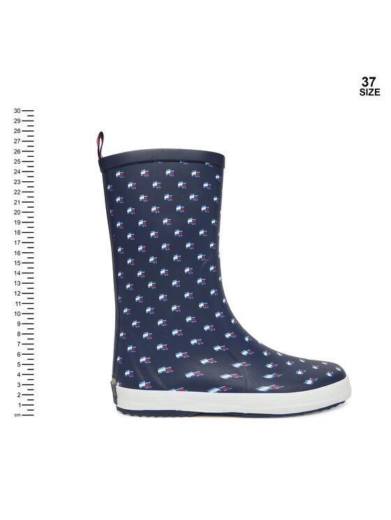 Tommy Hilfiger Tommy Hilfiger Guminiai batai Rain Boot T3XC-33922-1846 D Tamsiai mėlyna