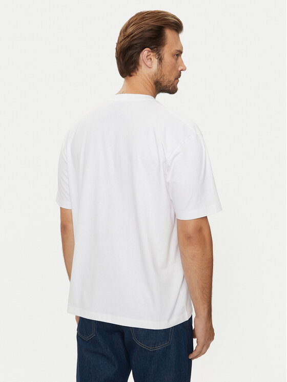 Guess Jeans Guess Jeans T-Shirt M4YI44 K8FQ4 Biały Regular Fit