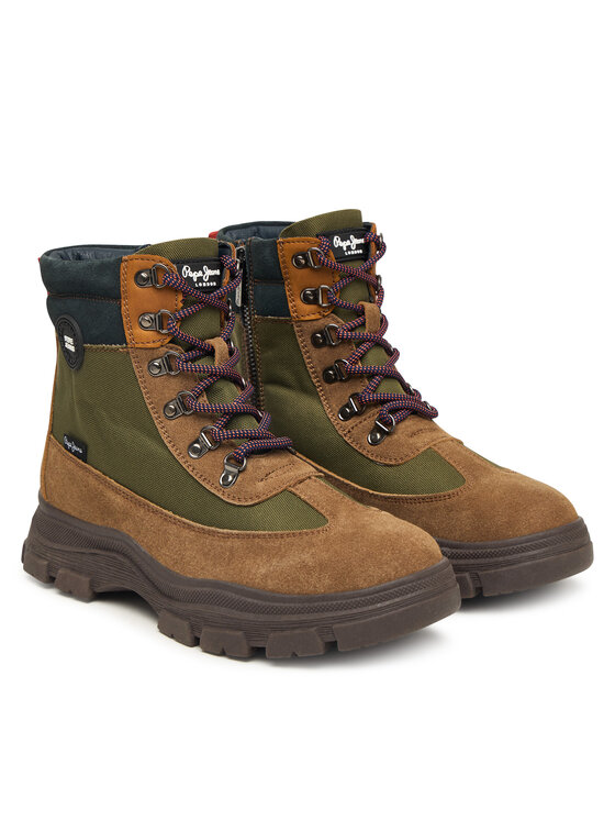 Pepe Jeans Pepe Jeans Schnürstiefeletten Track Sky B PBS500003 Braun