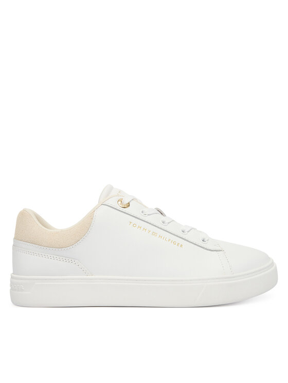 Tommy Hilfiger Tommy Hilfiger Sneakersy Casual Cupsole Sneaker FW0FW09020 Bílá
