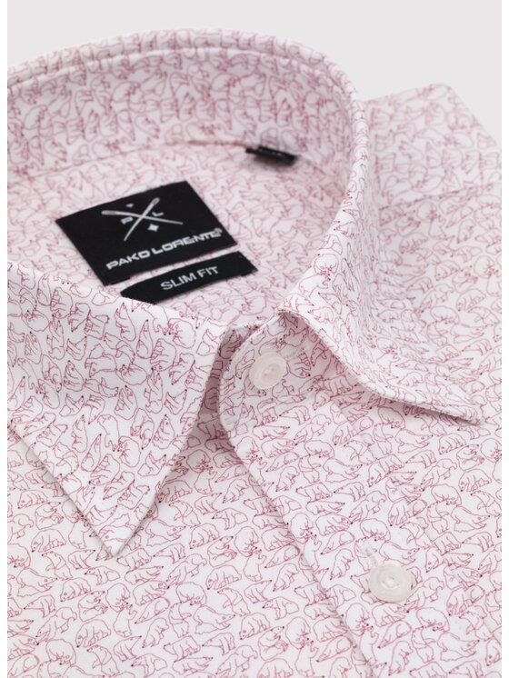 Pako Lorente Pako Lorente Koszula P24WF-1X-054 Różowy Slim Fit