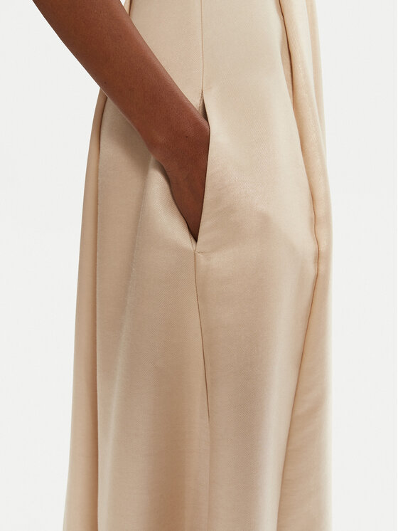 Rinascimento Rinascimento Rochie cocktail CFC0122458003 Bej Regular Fit