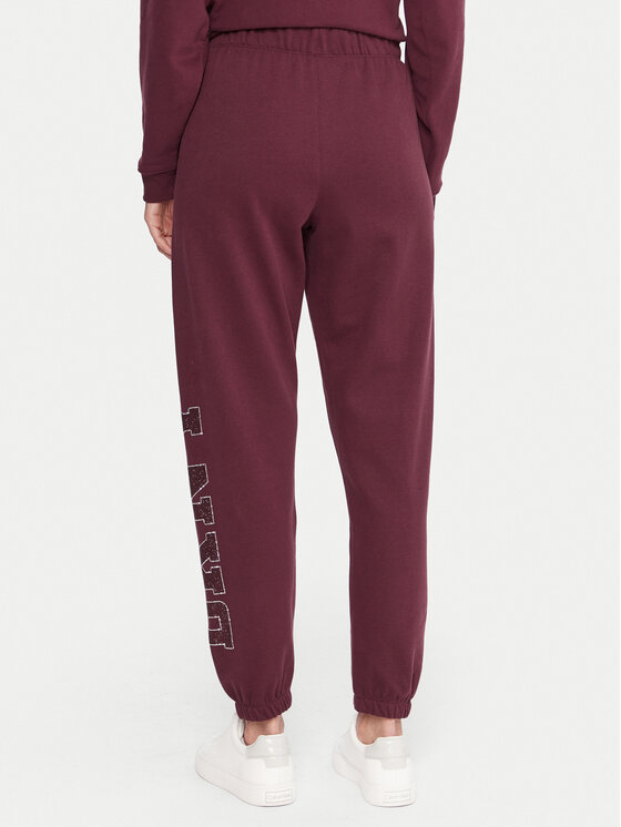 DKNY Sport DKNY Sport Donji dio trenerke DP5P3737 Tamnocrvena Regular Fit