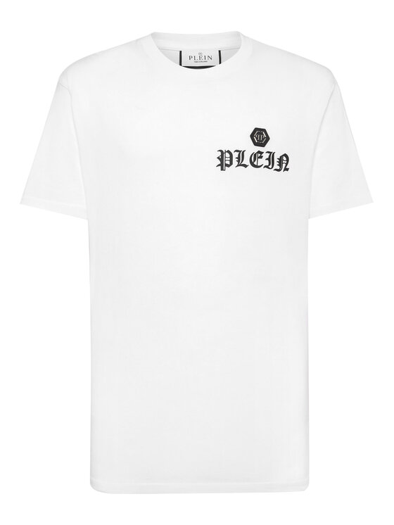 PHILIPP PLEIN PHILIPP PLEIN T-Shirt 433 Biały Regular Fit