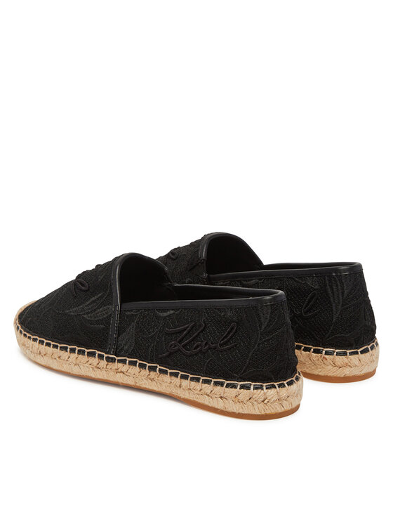 KARL LAGERFELD KARL LAGERFELD Espadrile Kamini KL80121A Negru