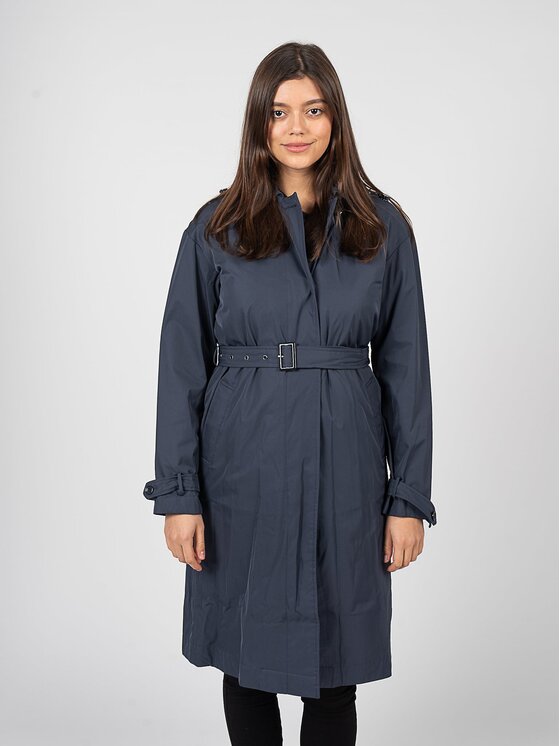 Geox Geox Płaszcz W2621S T2676 Granatowy Regular Fit