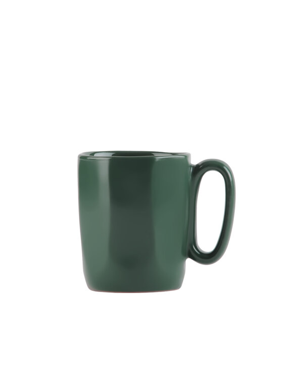 Vialli Design Vialli Design Komplet kubków 2 KUBKI CERAM.Z USZKIEM 80ML FUORI ZIELONE 29972 Zielony