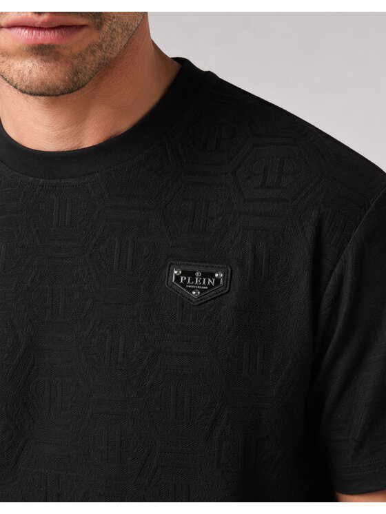 PHILIPP PLEIN PHILIPP PLEIN Tričko 31667 Čierna Regular Fit
