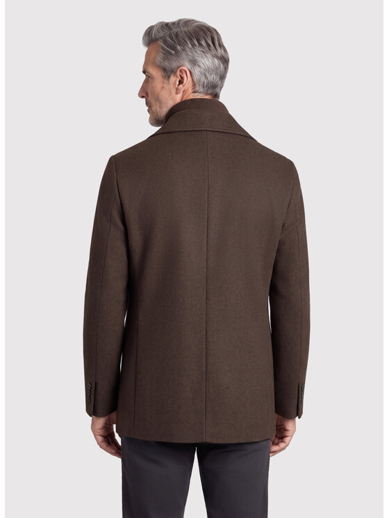 Pako Lorente Pako Lorente Płaszcz zimowy P26WF-7X-002 Brązowy Straight Fit