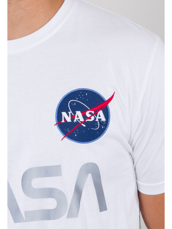 Alpha Industries Alpha Industries T-Shirt AI.178501-09-3XL Biały Basic Fit