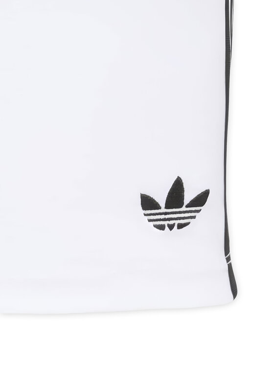adidas adidas Marškinėliai 3-Stripes KD6235 Balta Slim Fit